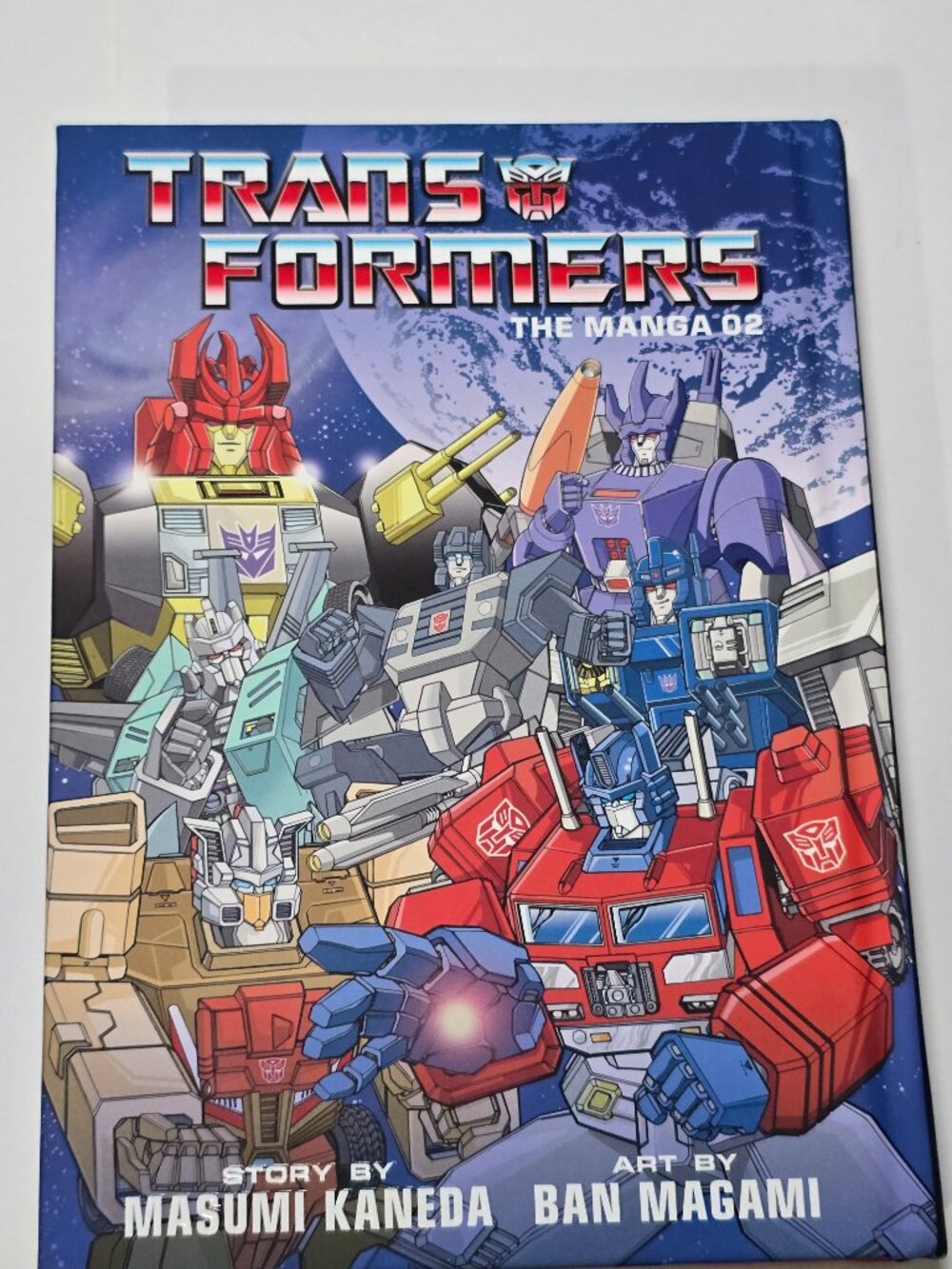 Transformers The Manga Volume 02 by Masumi Kaneda Anime Hardcover Book 2nd print